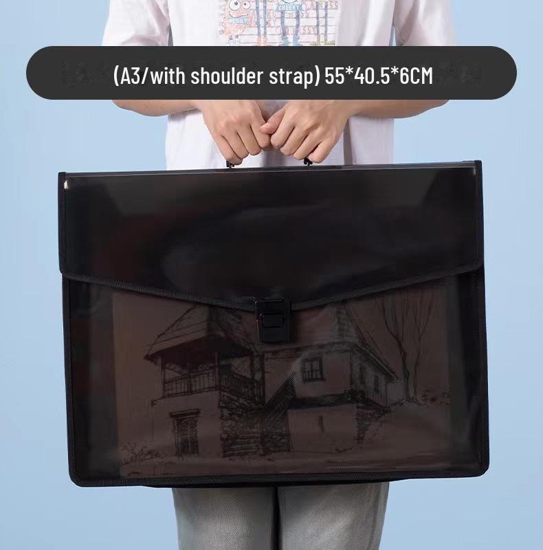 

Портативное художественное портфолио формата А2 с большой емкостью, место для хранения плакатов для инженерных чертежей, органайзер для 4 листов чертежной бумаги, папка формата А3