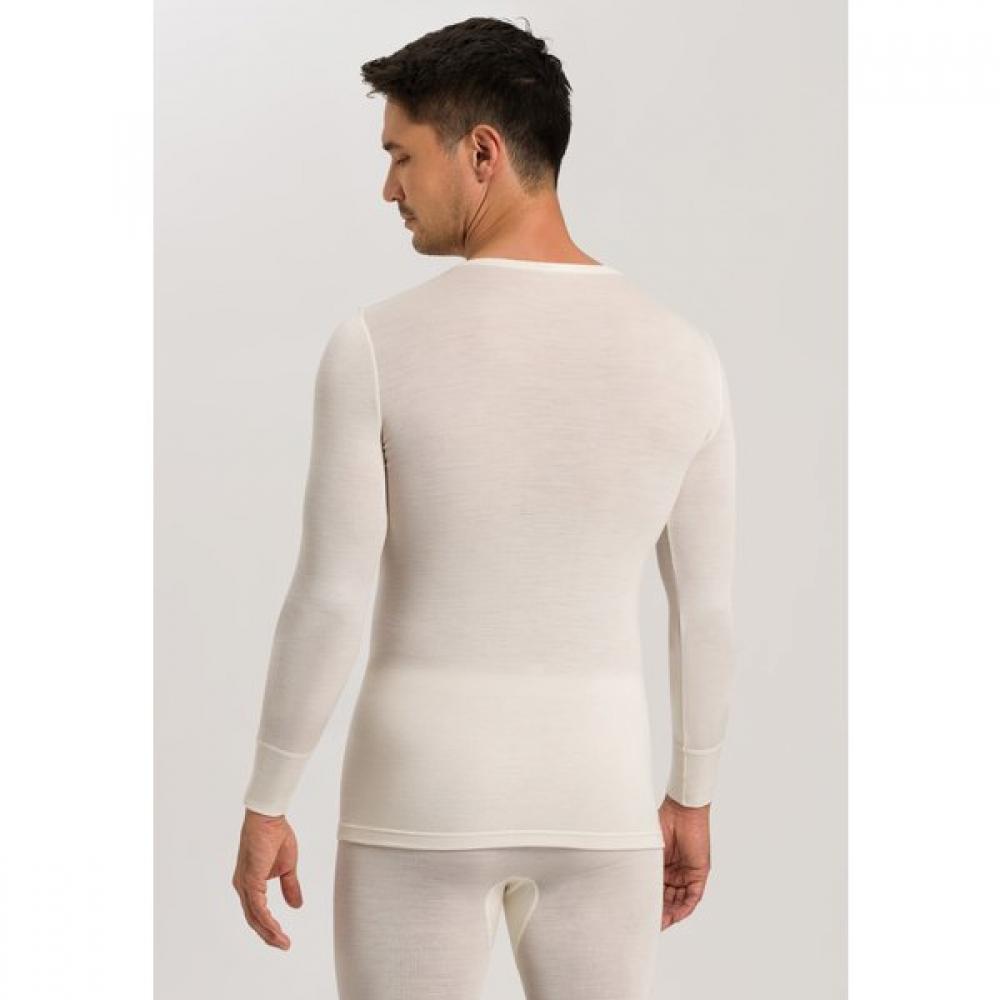 Hanro Woolen Silk Long Sleeve Inner Cygne73402