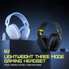 Onikuma B2 2.4GHz Wireless Headphones Gaming Headset 5.3 Large Capacity 500mah Battery Wireless Earphone with Internal Mic