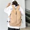 Unisex High-Capacity Solid Color Travel & School Backpack