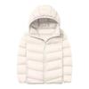 2025 Kids' Lightweight Hooded Down Jacket - White Duck Down for Boys & Girls