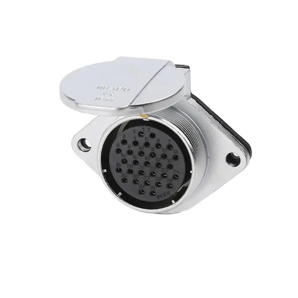 WEIPU WS40 TQ/ZG Metal Industrial M40 Power Electric Connector Signal Adapter 5pin 9pin 15pin 26pin 31Pin 52Pin High Voltage