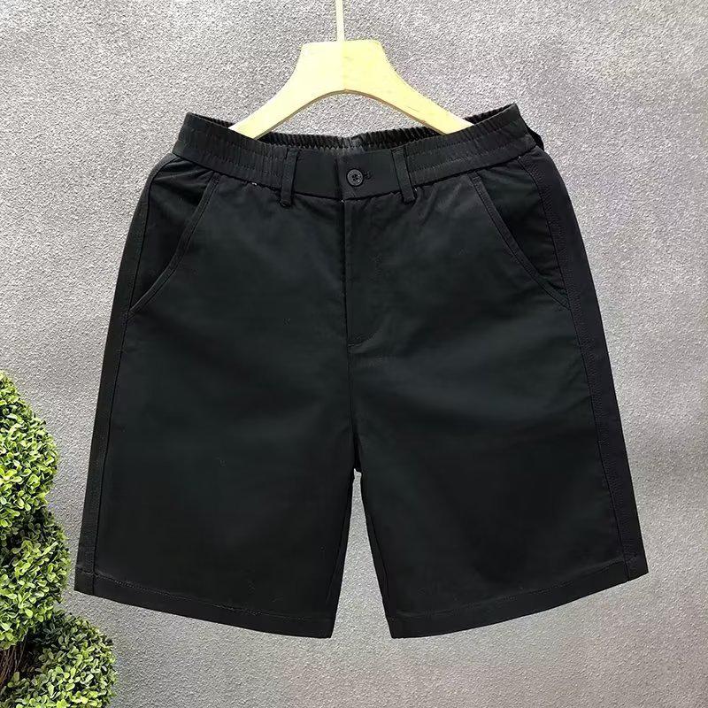 Men's Versatile White Casual Summer Shorts - Trendy, Lightweight, Straight Fit