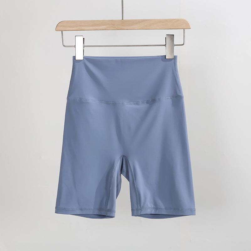 

Женские спортивные шорты с высокой талией: Йога, Бег, Велоспорт, Летние фитнес-брюки L сланец синий