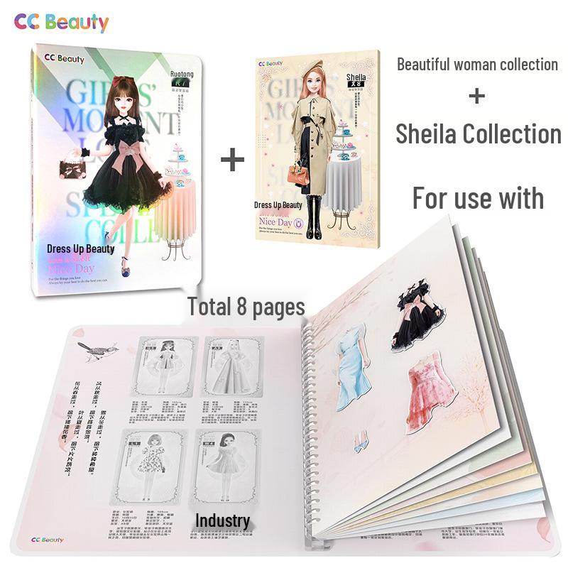 Magnetic Dress-Up Puzzle Book for Girls: Sticker Toy and Fashion Doll for Ages 4-6