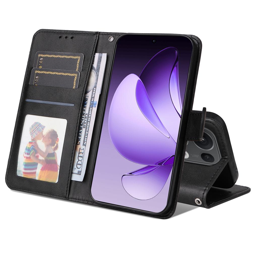 For Oppo Reno14 Pro 5G (China)/Oppo Reno13 Pro 5G/Oppo Reno14 Pro 5G (Global) Case Wallet PU Leather Folio Flip Phone Cover