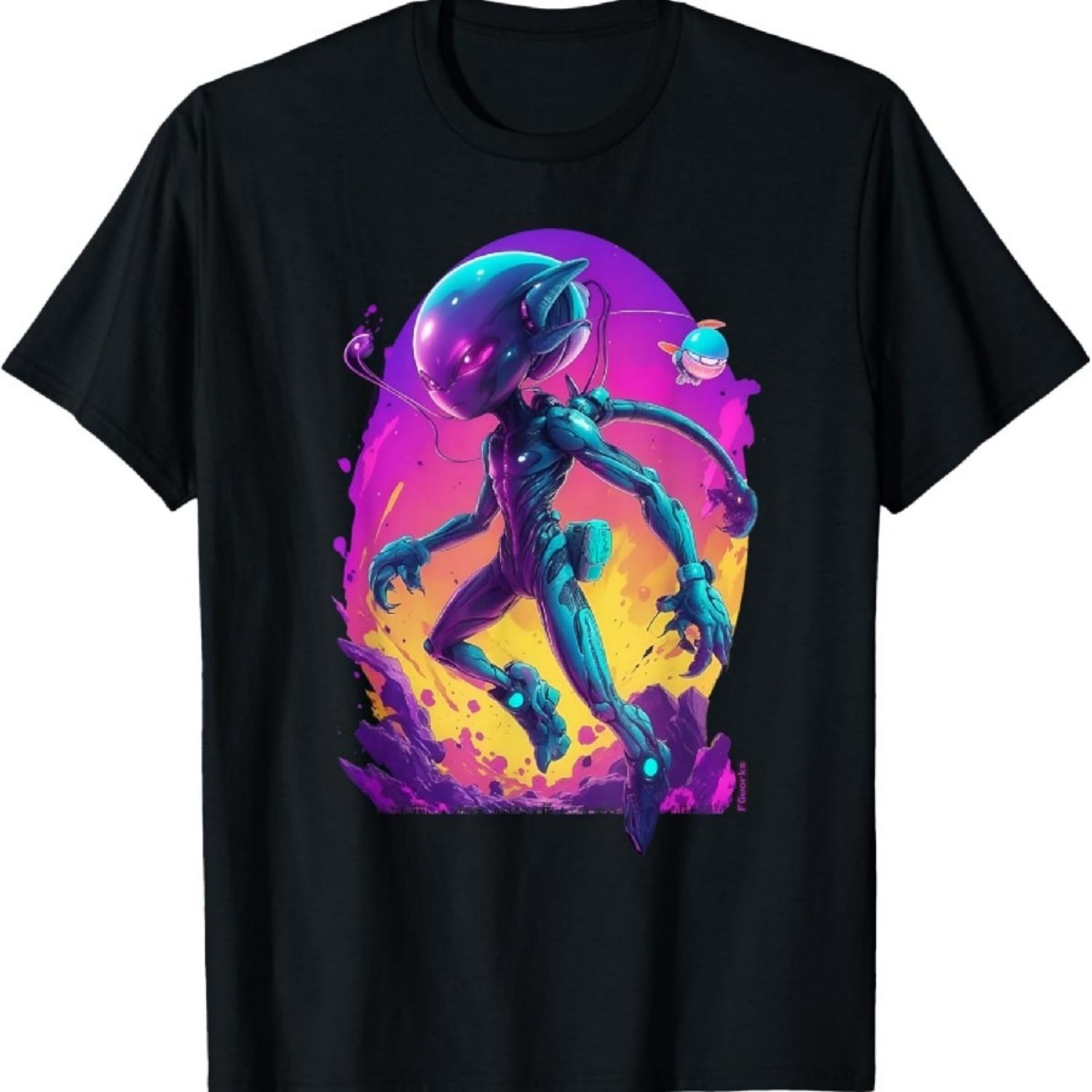 

Alien Interstellar Encounter Graphic T-Shirt XXXXXL