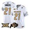 Colorado Buffaloes 21 Sanders Football Jersey NCAA College Team Sportswear Mens Authentic Style