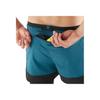 SALOMON Cross 2 in 1 Leichte Schnelltrocknende Laufshorts Herrenshorts Tiefsee Tiefschwarz LC2197500