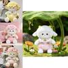Cappello per dormire con agnellino peluche e imbottitura in cotone PP per il comfort dei bambini a letto, regalo per bambini
