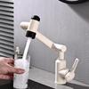 Multi Functional 4 Modes Basin Faucet Rotation Hot And Cold Mixer Desk Mounted Tap Stream Sprayer Water Upwards For Bathroom