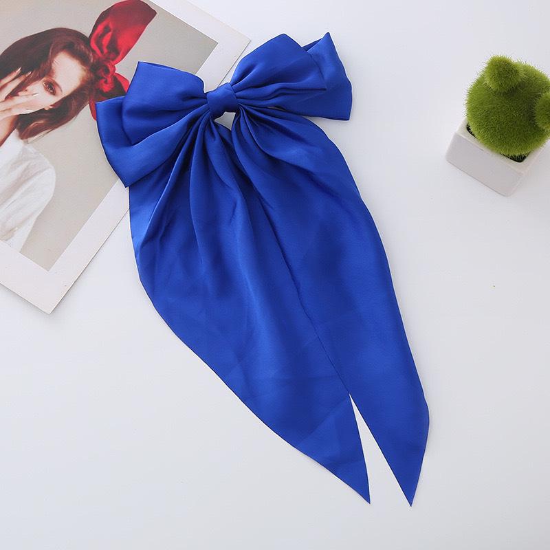 Red Bow Hair Clip Ribbon – European & American JK Style Duckbill & Spring Back Clip
