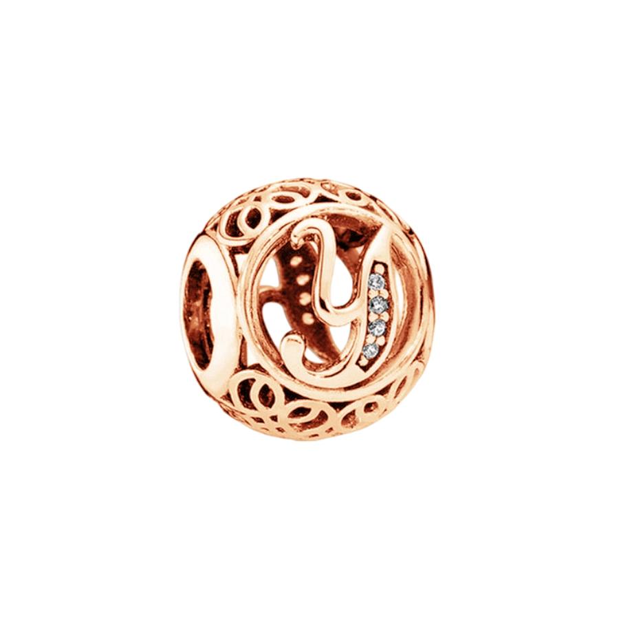 Fine Sparkling Spherical A-Z 26 Lucky Letters Charm Beads Fit Original European Bracelets Diy Women Jewelry Gifts