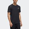 Adidas T Shirts Men's Black Crew Neck Moderate Straight Fit FK1418