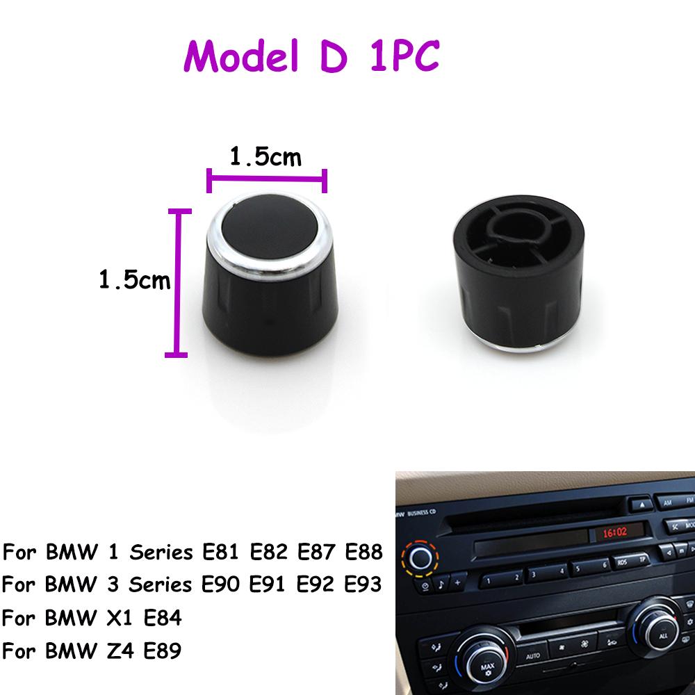 E90 E91 E92 E93 E81 E82 E87 E88 E84 E89 Car Radio CD Player Volume Button Knob For BMW 3 1 X1 Z4 Series 2005-2015 65129114289