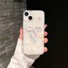 Applicable to Apple 16Promax mobile phone case iPhone17 protective case 15 Epoxy three-dimensional bow 14 anti-drop 12