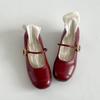 Silver retro round head inner height increase light mouth flat sole single shoes women's summer 2025 new versatile soft sole Mary Jane shoes