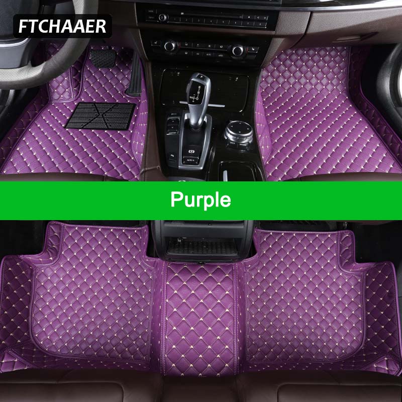 FTCHAAER Custom Car Floor Mats For BMW 3er E90 2005-2013 316-335 Auto Carpets Foot Coche Accessorie