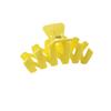 Fashionable N-shaped Large Frosted Spray-painted Plastic Hair Clip for Ladies' Hair