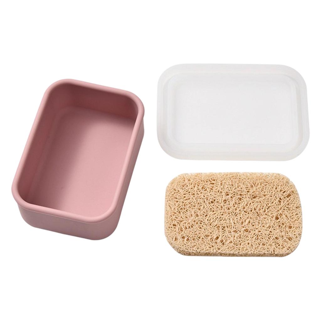 Silicone Soap Box, Outdoor Travel Multifunctional Portable Storage Box, Plastic Soap Box, Draining Soap Box
