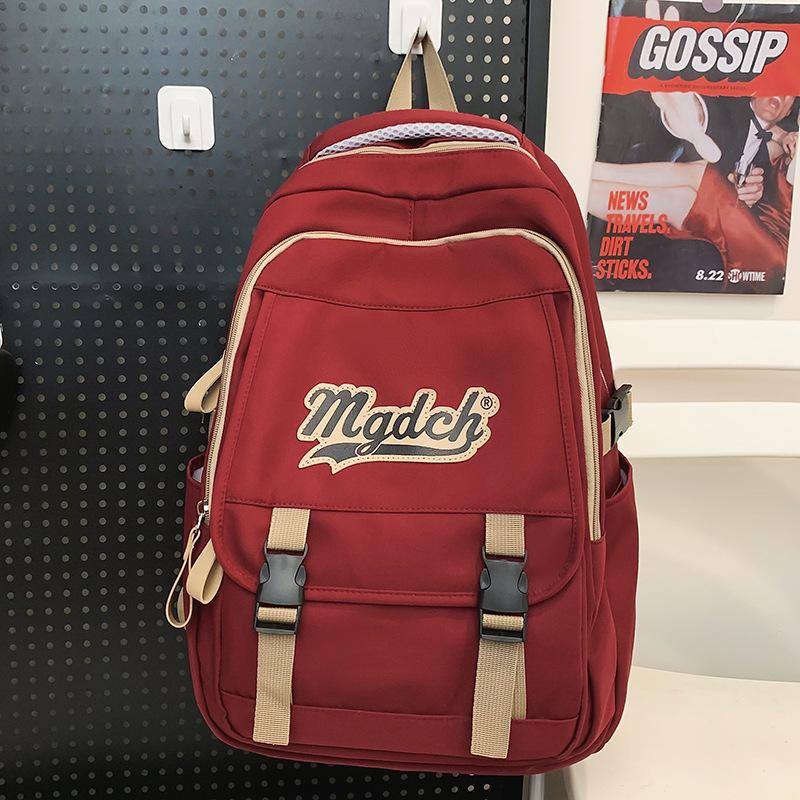 Children's Schoolbags College Students Girls High School Students Large Capacity Backpacks Multi Layer Junior High School Students Backpacks