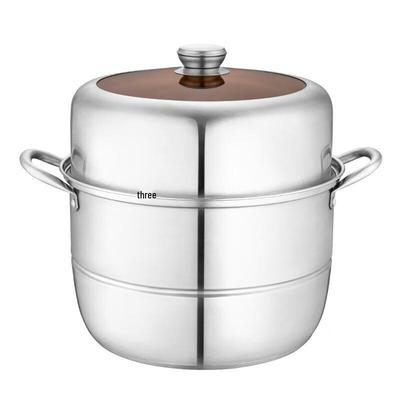 Debo 30cm 3-Tier 304 Stainless Steel Steamer Pot
