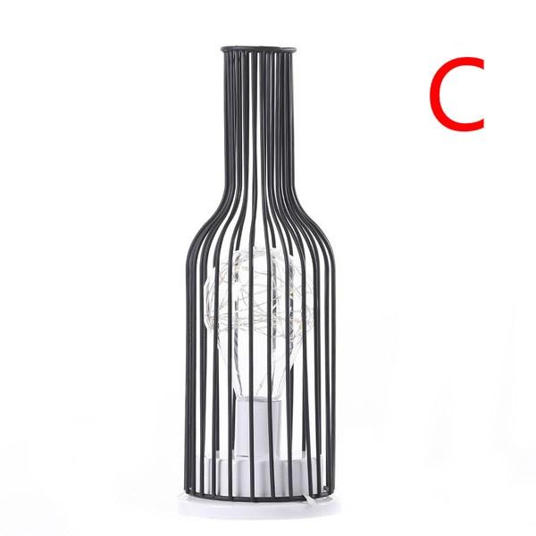 Creative Holiday Retro Iron Art Minimalist Hollow Table Lamps Reading Lamp Night Light Bedroom Desk