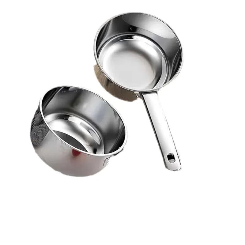 Stainless Steel Food Grade Thickened Household Kitchen Water Bleach Ladle Short Handle Ladle Water Spoon Baking Tools