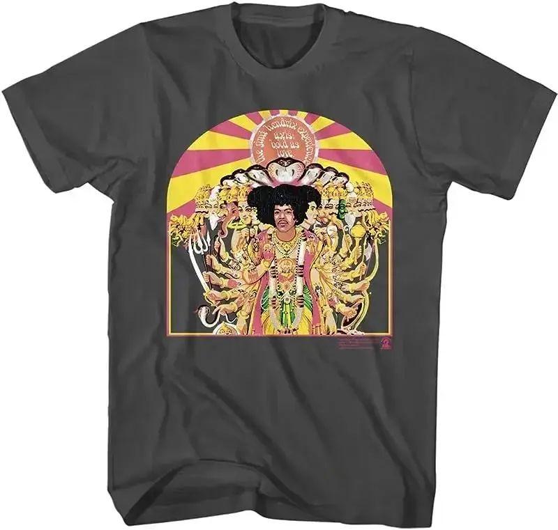 Vintage Rock Tops Jimi Hendrix Rock Musiciant Shirt 90s Y2k Tee Print Cotton Tshirts Casual Loose T Shirt Fans Gift Unisex