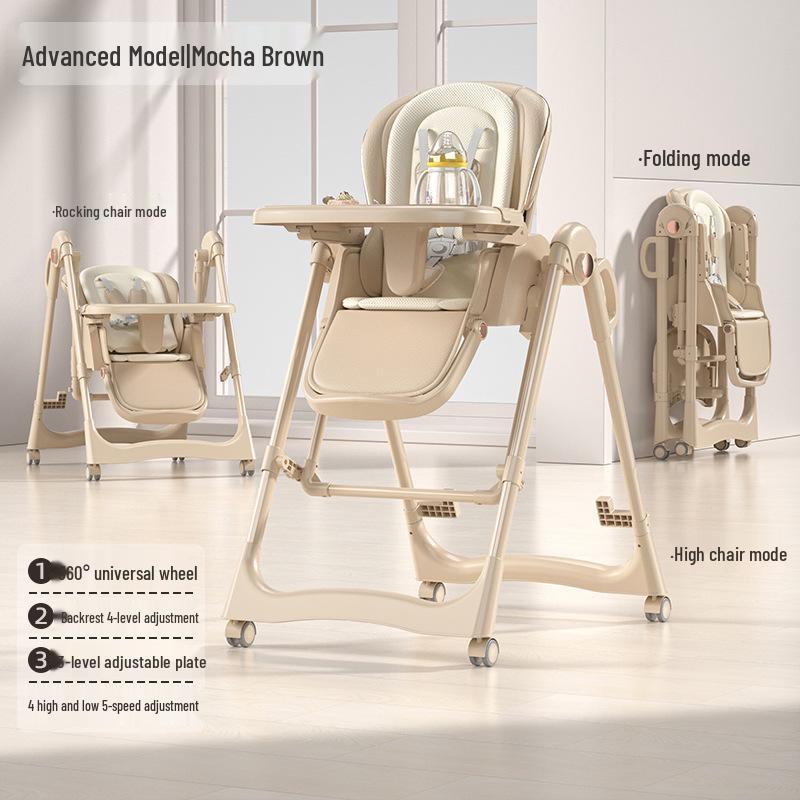 Multifunctional Portable Baby Dining Chair: Foldable, Home & Travel-Friendly.