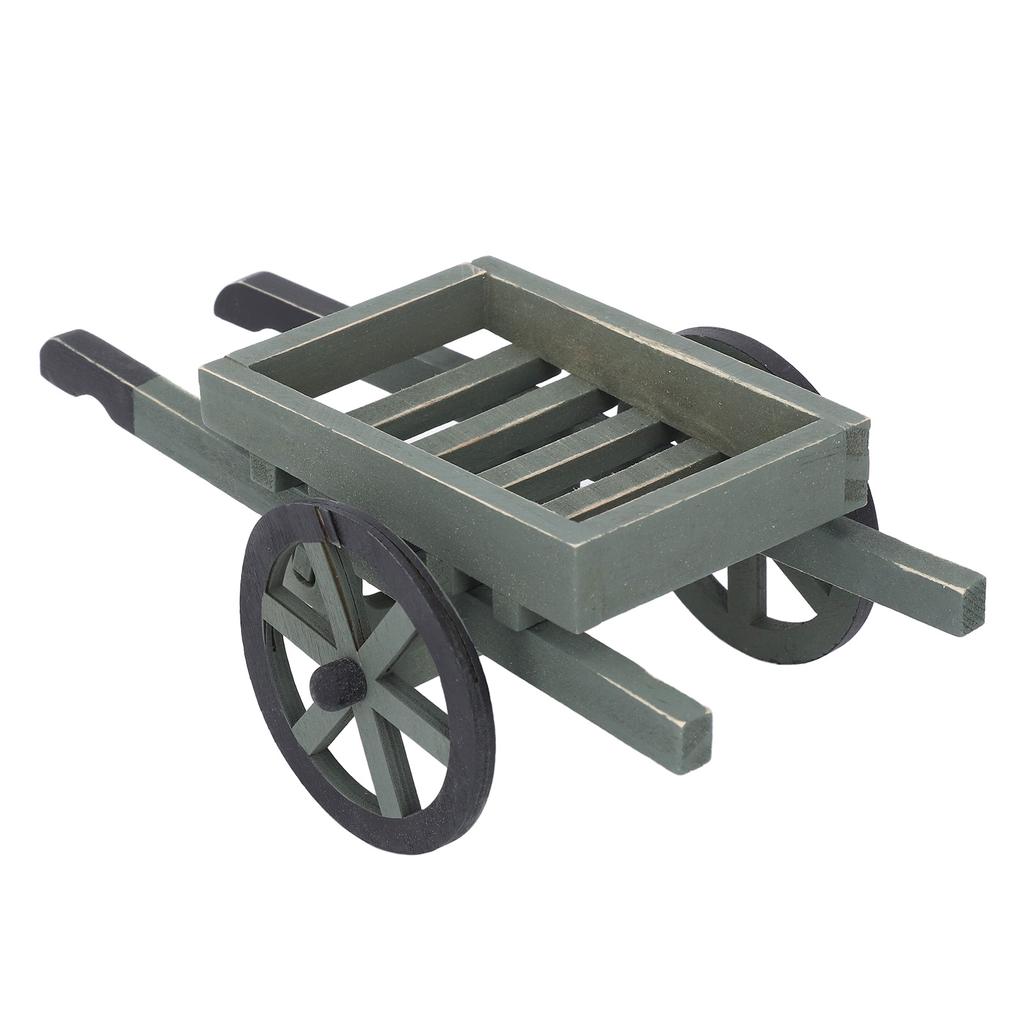 1:12 Puppenhaus Gartenwagen Spielzeug Dekorativ Realistisch Möbelzubehör Miniatur Gartenwagen