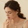Trendy Sunflower Zircon Necklace: Elegant Clavicle Chain in Light Luxury Minimalist Design