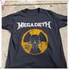 Rare Megadeth Logo T-shirt, Vintage 80s Metal Unisex Black T-shirt, Size S-5XL