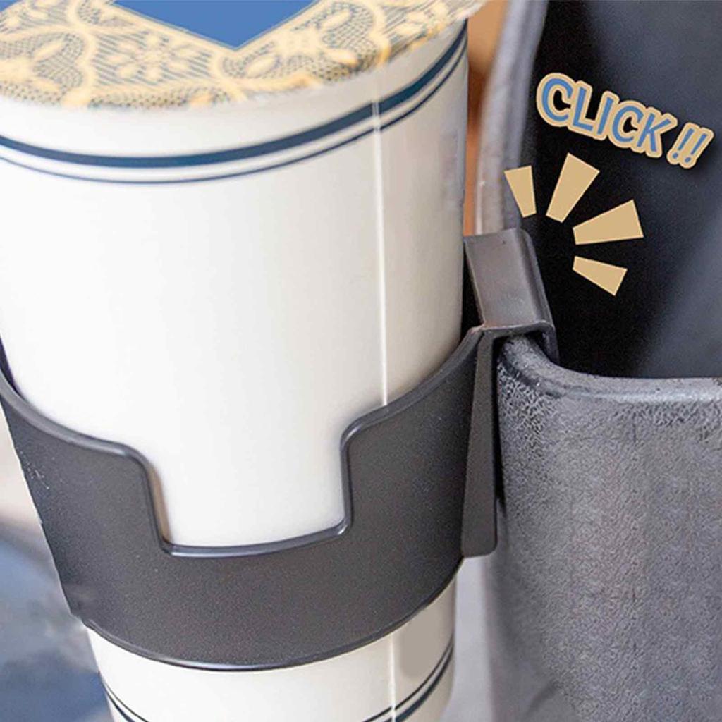 Car Door Cup Holder, Black ABS Drink Holder for Car, Cup Holder, Portable Black