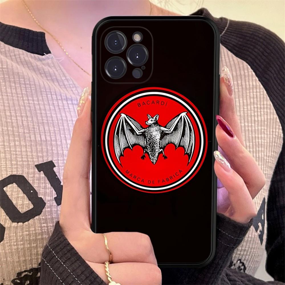 

Vampire Bat B-Bacardis Phone Case For IPhone 16 15 14 13 12 Mini 11 Pro XS Max X XR SE 6 7 8 Plus Soft Silicone Cover iPhone 12 mini