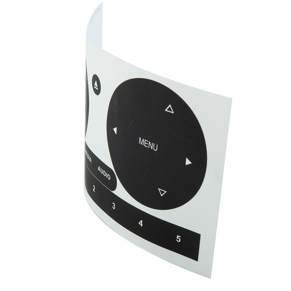 Radio Button Repair Decals Stickers Replacement Kit for Fiat 500 2011-16 Compatible with Stereo Button Wear and Peeling Fix China Mainland