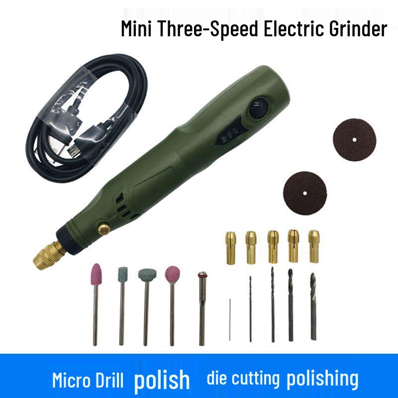 

Мини-электрическая шлифовальная машинка и гравировальный карандаш, работающие от литиевой батареи 3,7 В с USB-подзарядкой