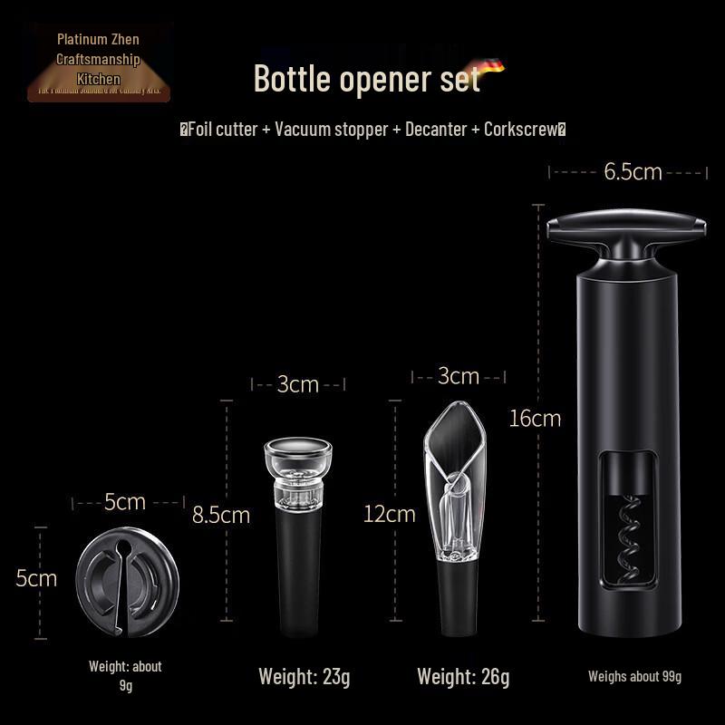 Multifunctional Red Wine Bottle Opener Set