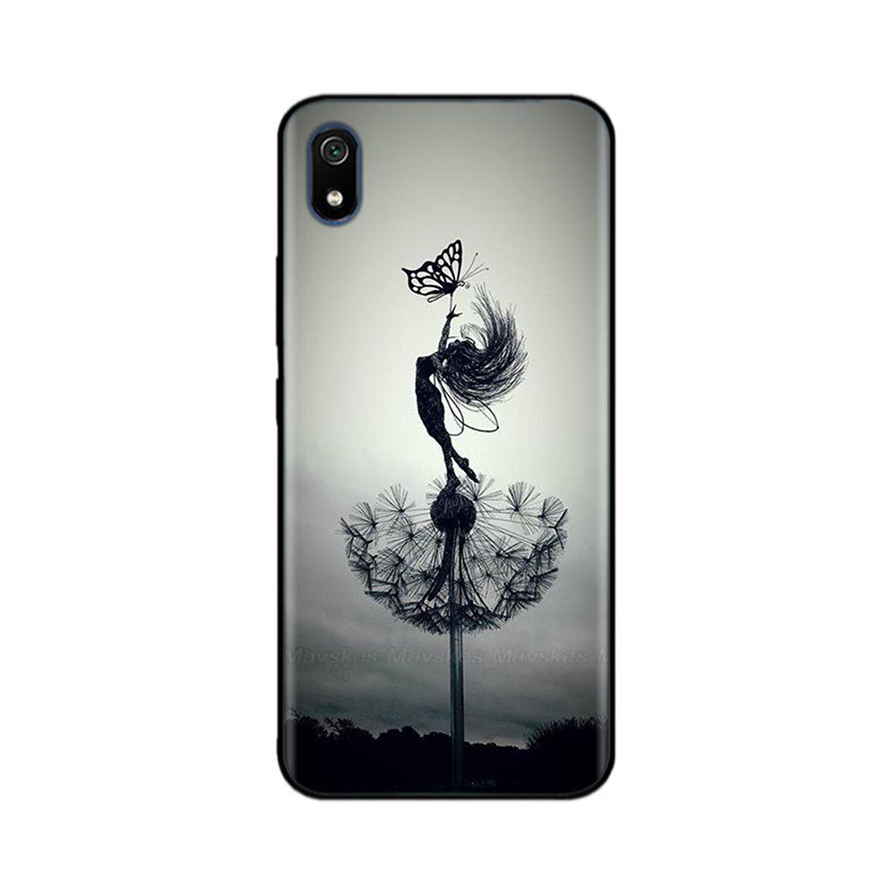 For Xiaomi Redmi 7A Case Redmi 7a TPU Soft Painted Silicone Cover for Xiaomi Redmi 7A 7 a Case Shockproof Cover Shell Para Coque