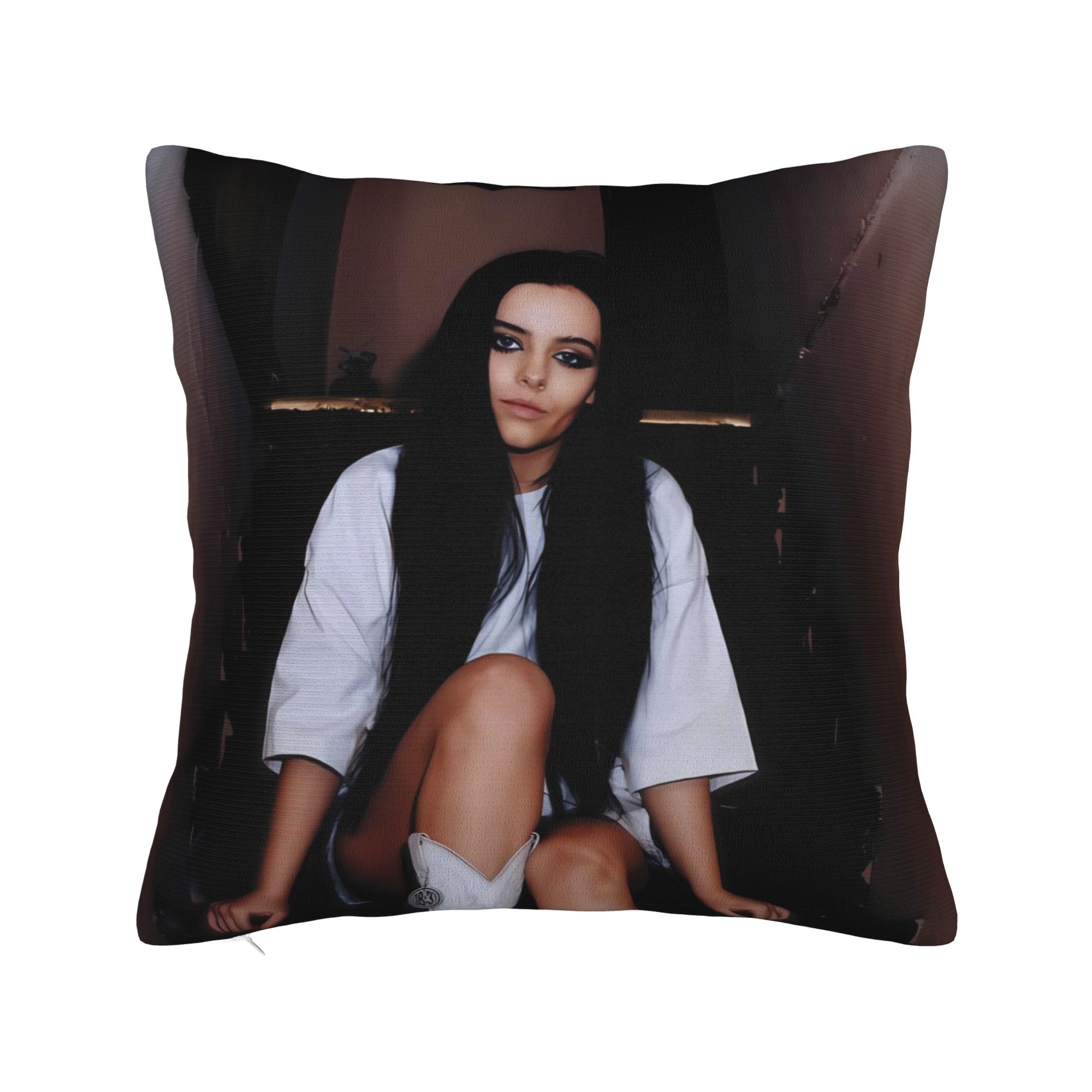 Jessie Murph Hysteria Tour 2025 Pillow Case  Square Pillow Cover For Sofa Home Decoration Novelty Pillowcases 12x12Inch