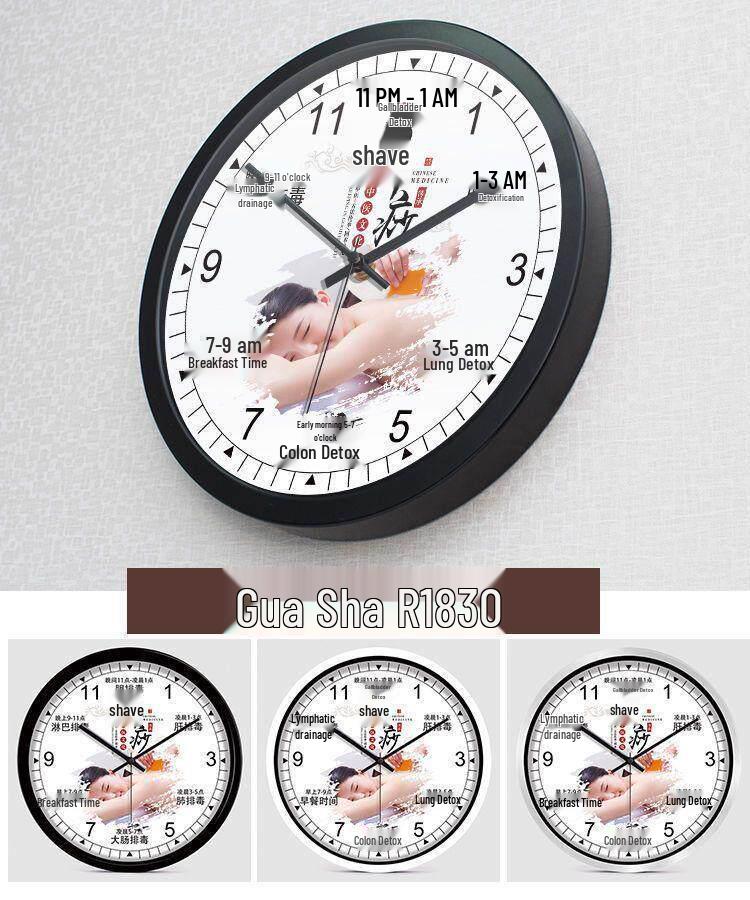 Health Club & Beauty Salon Silent Wall Clock for SPA and Therapies