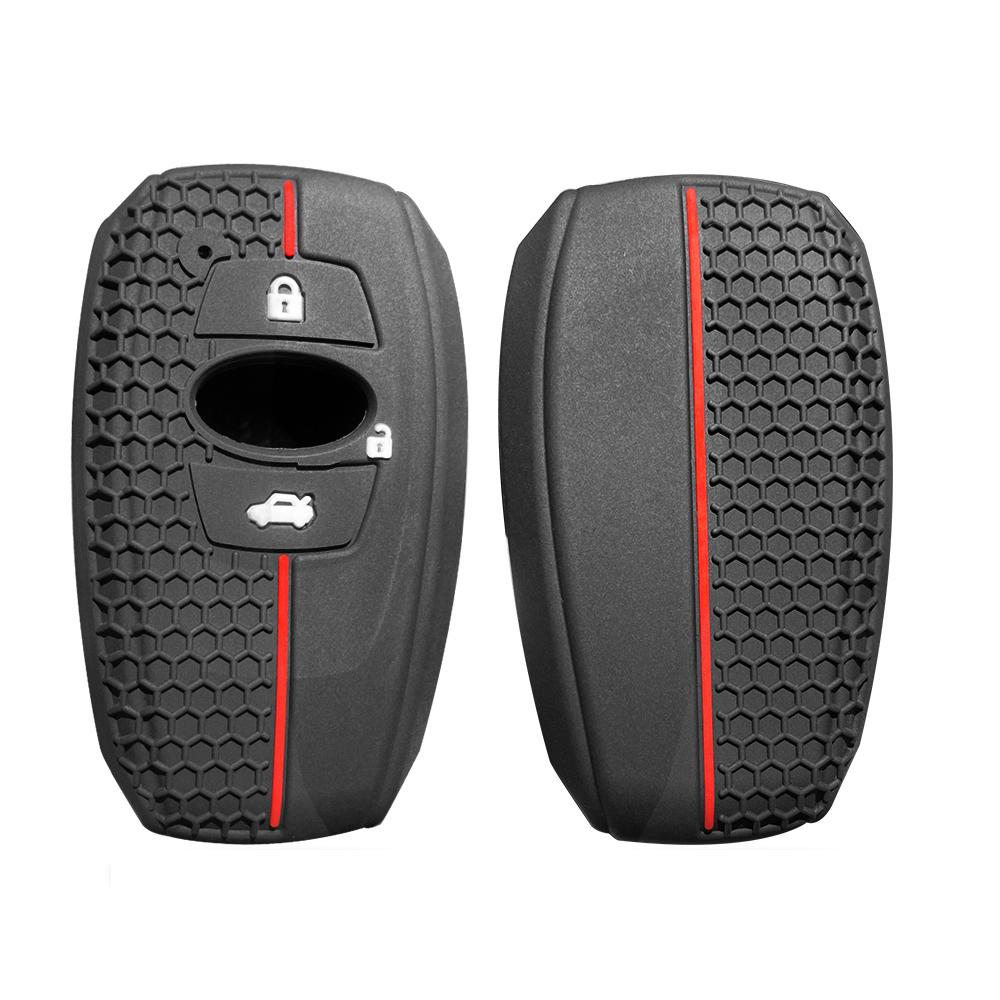 

Чехол-накладка для ключа автомобиля для Subaru Legacy Impreza Forester Xv Trezia BRZ Wrx Levorg Outback 3-кнопочный чехол для ключа аксессуары корпус брелок