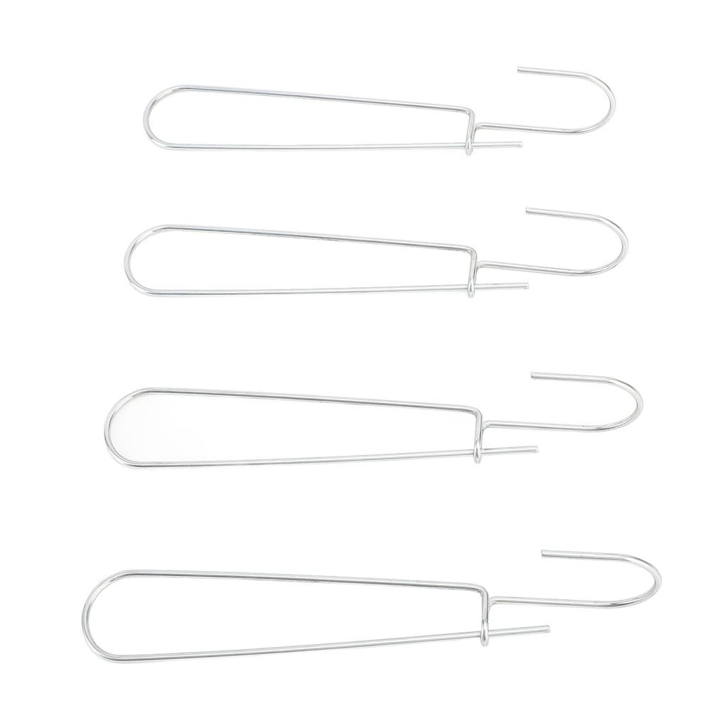 20PCS Paper Pattern Hook Galvanized Steel 2.5x185mm Pattern Making Paper Storage Hanging Hook