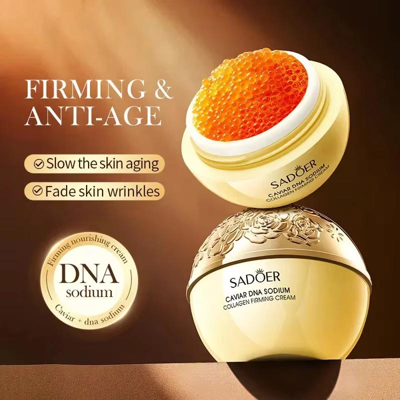 Caviar Anti-Falten-Gesichtscreme, Kollagen, Anti-Aging, straffendes Lifting, verblasst feine Linien, feuchtigkeitsspendend, glatt, aufhellend, Hautpflegeprodukte