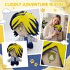 Plush Stuffed Doll Soft Plush Toy Keychain Decorative Plush Figure Collectible Plush Doll for Kids and Adults Soft Fabric Plush Toy