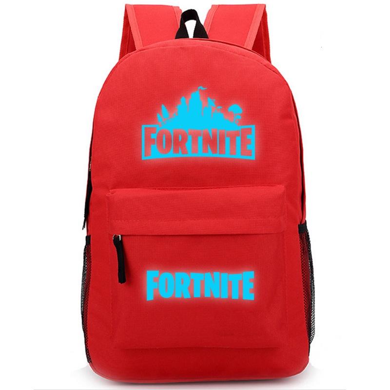 School Fortnite Bag Battle Royale Shoulder Luminous Boy Backpack Trendy Cool And