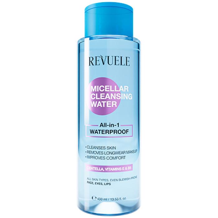 

Мицеллярная вода All-In-1 для снятия водостойкого макияжа Micellar Cleansing Water Revuele 400 мл