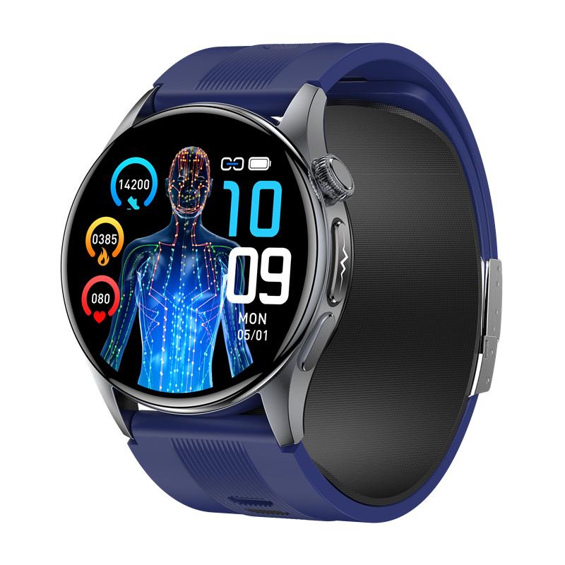 2026 Nuovo Smartwatch Pompa d'Aria ad Alta Precisione Display AMOLED da 1,56'' ECG Monitoraggio Completo del Sonno Salute BT Talk NFC Pompa Airbag Cinturino