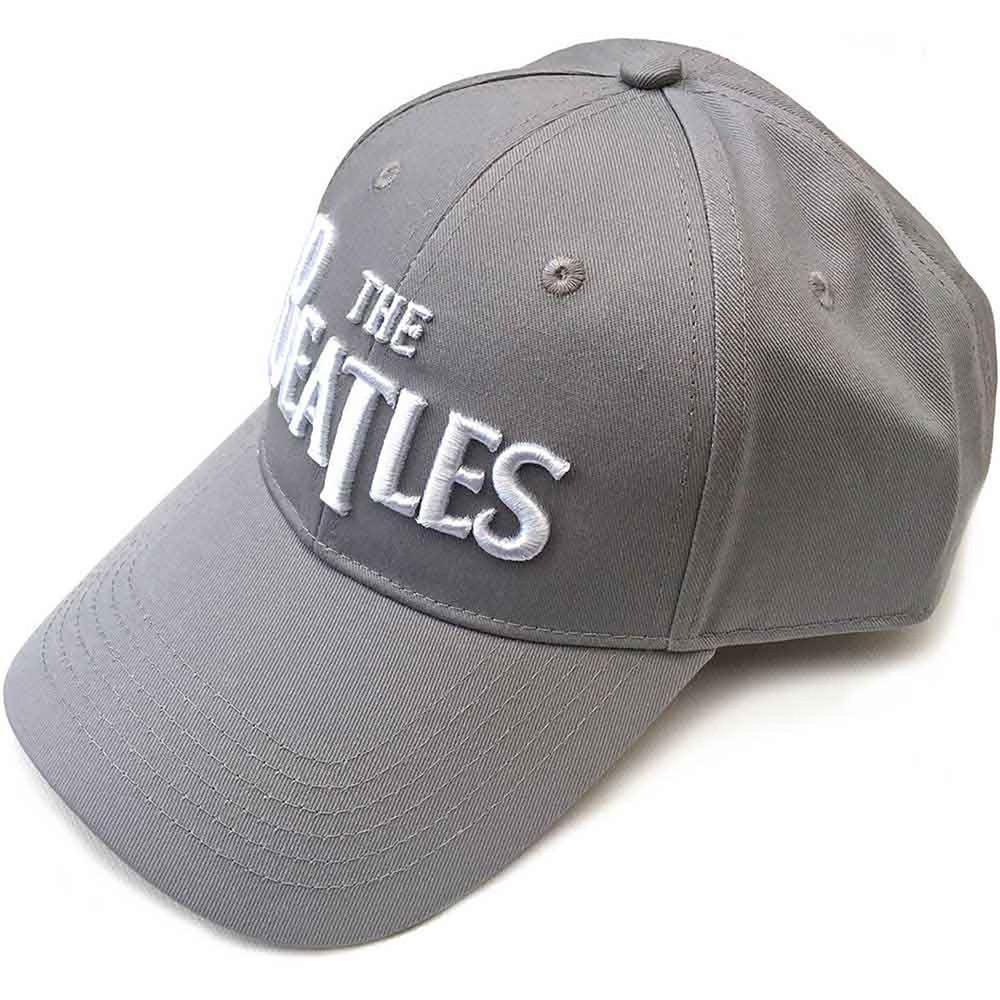 Beatles Drop T Logo Baseball Cap Adjustable Grey Unisex T-Shirt M