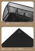 SinfoniaA Desk Stationery Pen Metal Large Small Item Storage Case with Simple Design Organizer, Storage, Holder, Mesh, Tabletop, Multifunctional,